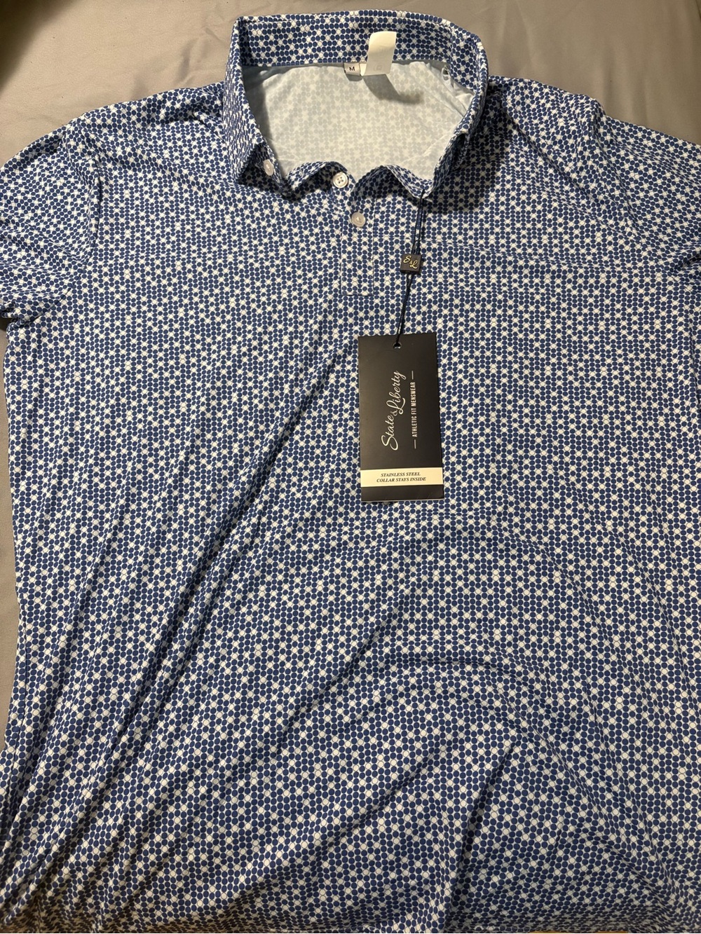 BRAND NEW! State & Liberty Beckham polo